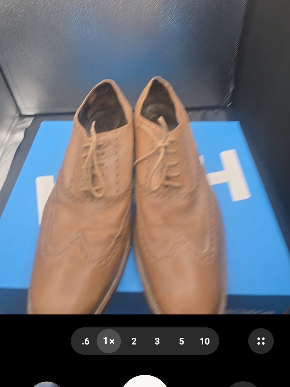 Cole Haan Brown Leather Wingtip Oxfords